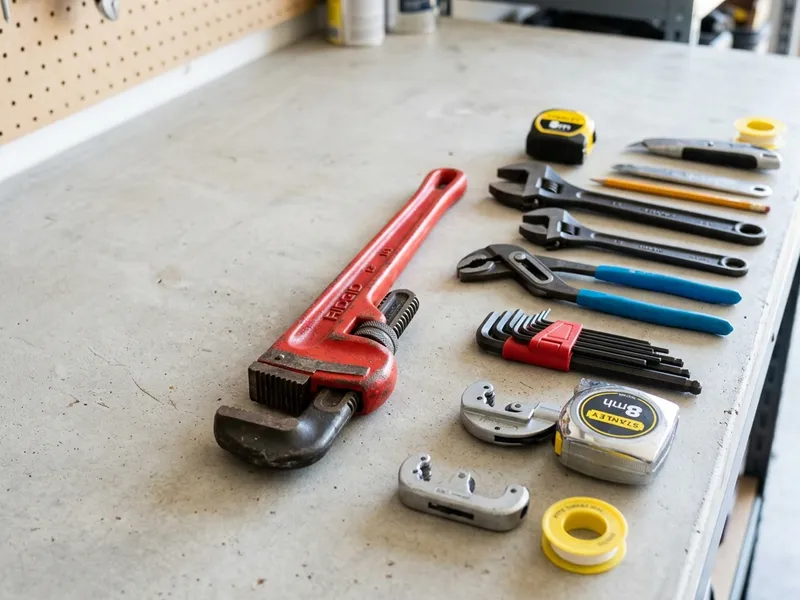 Professional plumbers in Larson, ND equipped with top-tier tools for residential and commercial plumbing services.